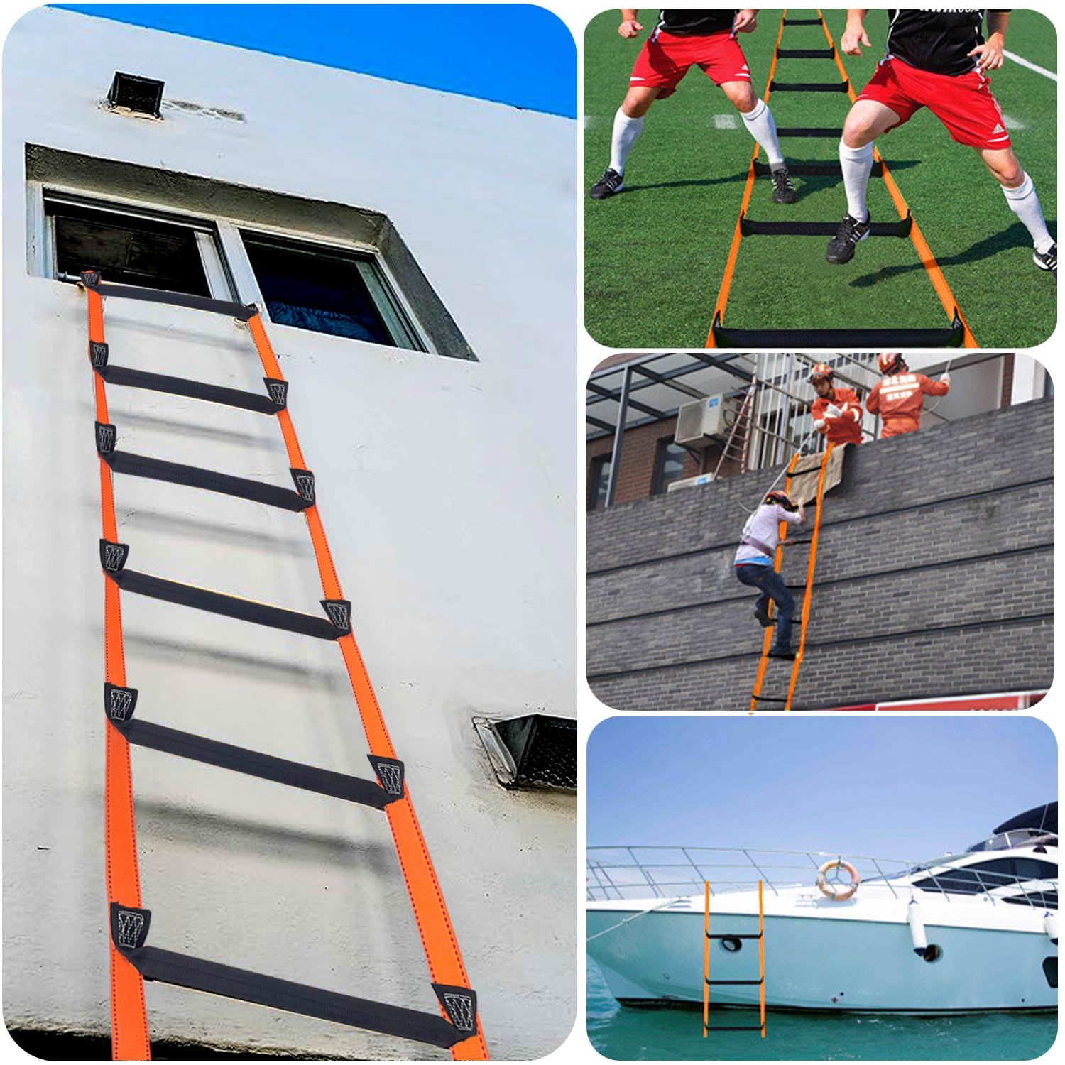 FKNGS ladder is compact and portable for small spaces