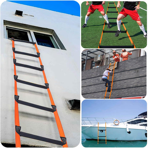 FKNGS ladder is compact and portable for small spaces