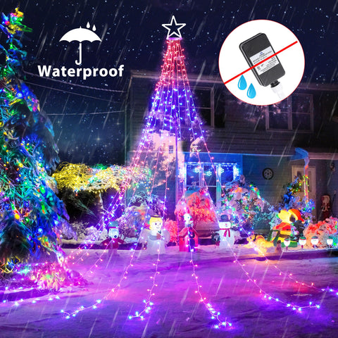 Flacchi color changing lights 16.4ft offer customizable ambience with a timer.