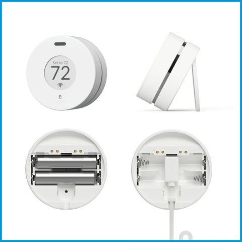 Flair Puck room sensor installation shows easy placement for accurate readings