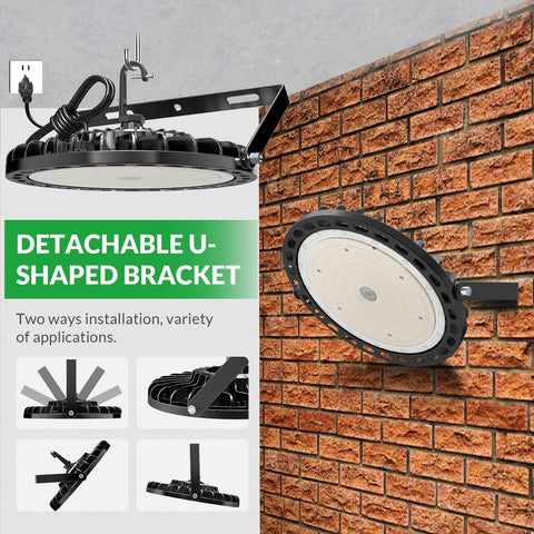 Flakeeper LED high bay 150W beam angle, wide 120-degree coverage