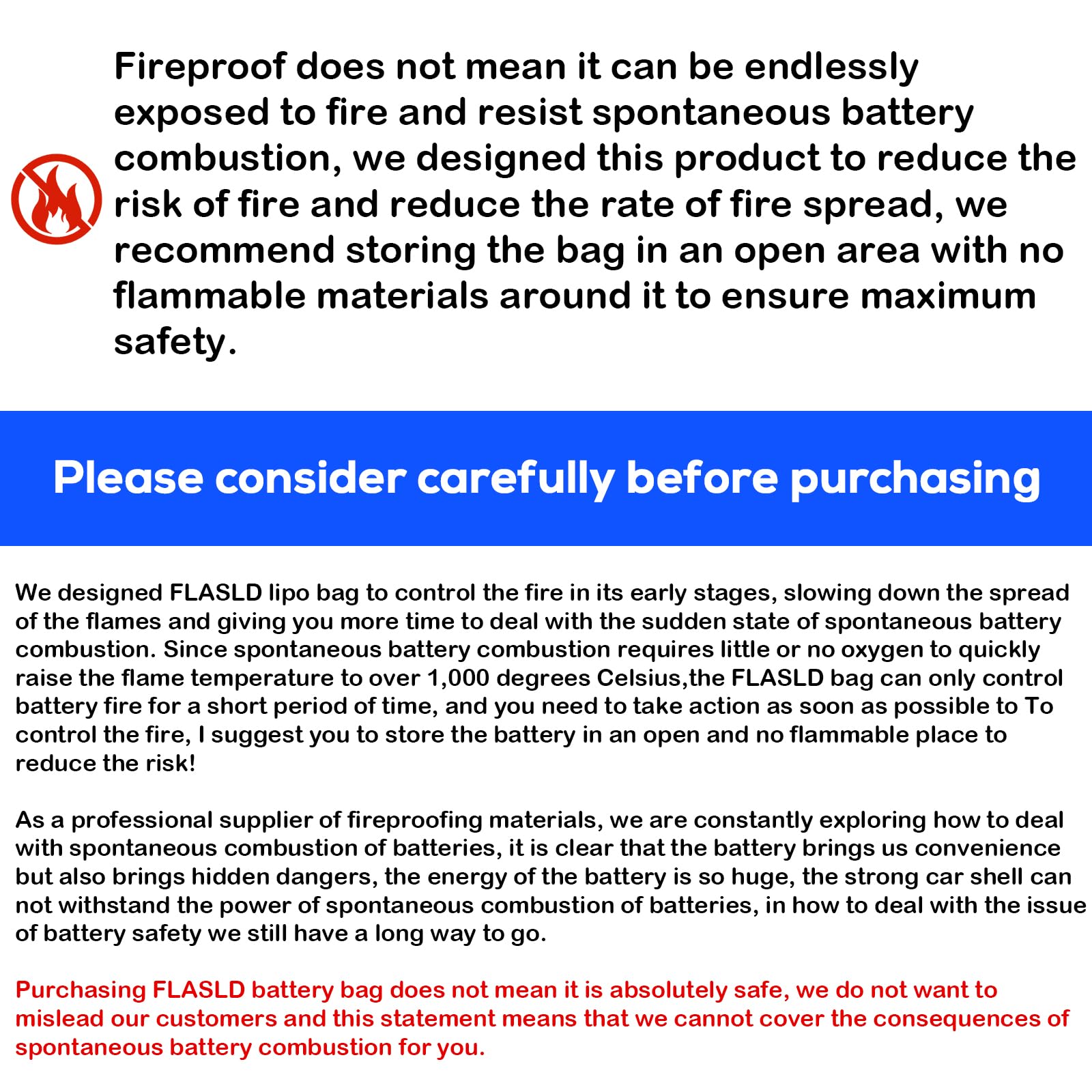 FLASLD bag designed for on-the-go transport and safe item separation.