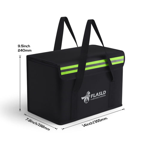 FLASLD waterproof LiPo bag keeps contents dry in wet environments.