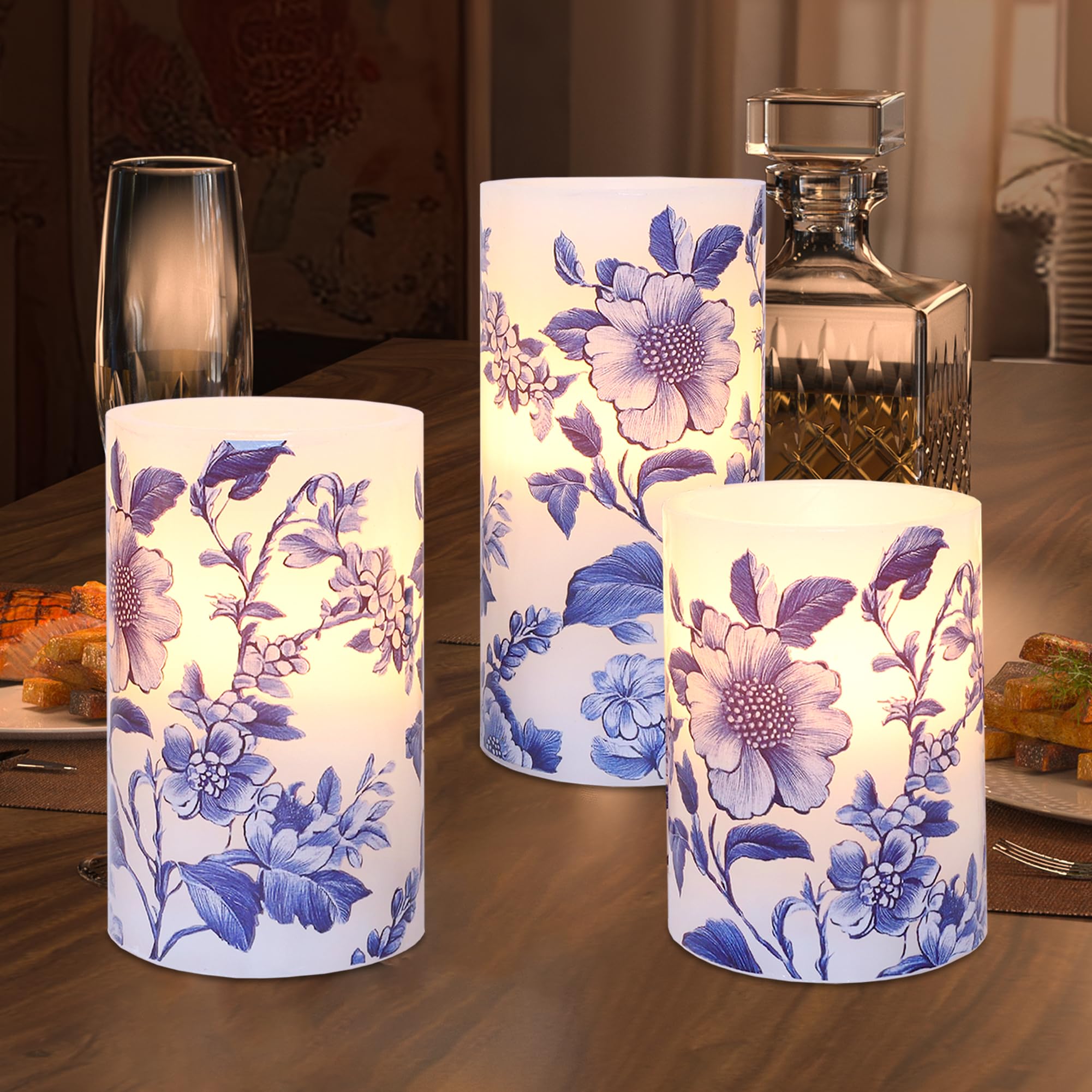 FLAVCHARM battery-powered real-wax glow delivers safe ambiance