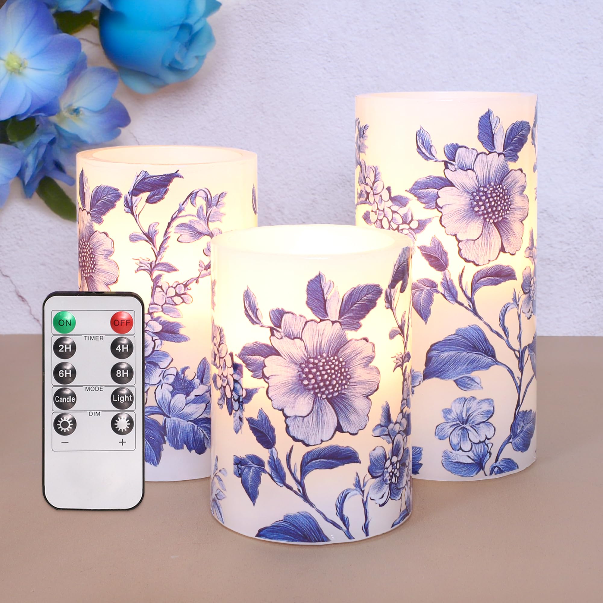 FLAVCHARM versatile candle trio for stairways and shelves
