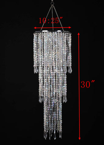 FlavorThings 10.25 dia chandelier shown in room setting for dramatic event focal point