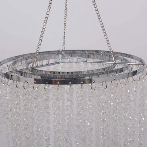 FlavorThings Bead strands with crystal pendants add shimmering light accents