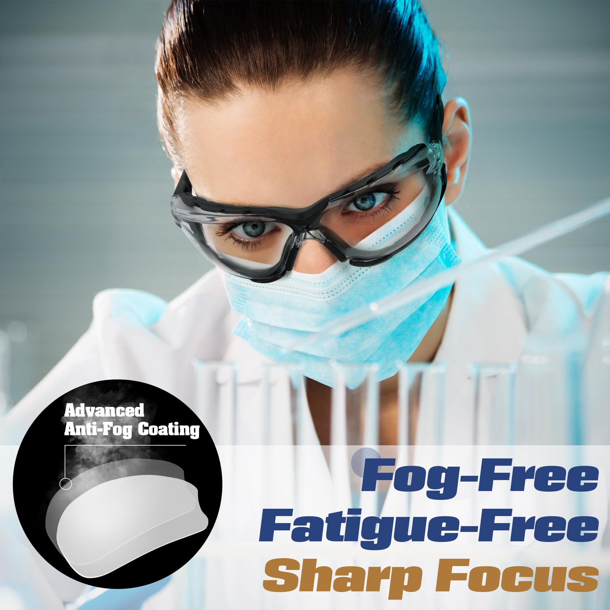 Flaya lightweight glasses with soft nose pad for all-day comfort.