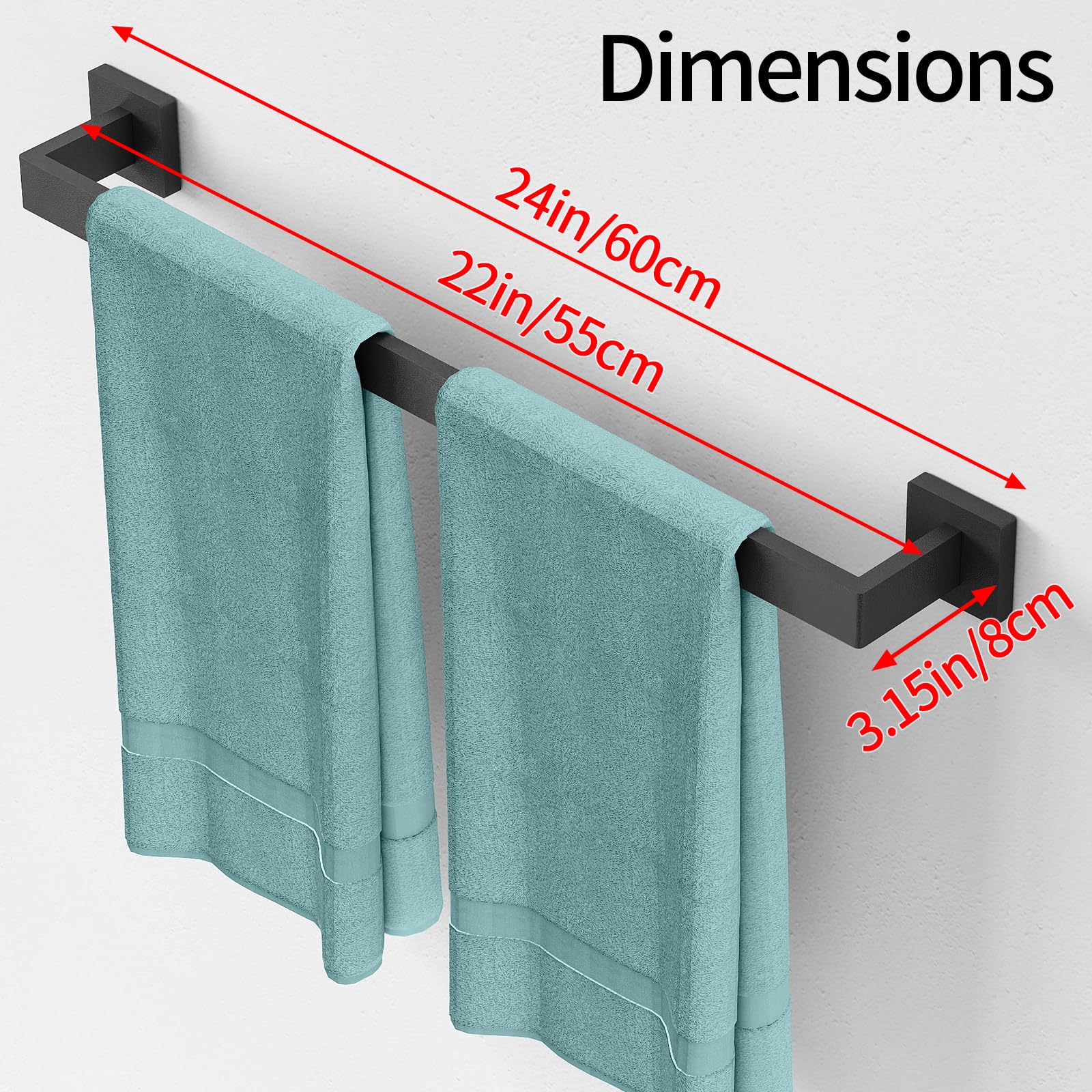 FLE matte black hardware resists oxidation and fading for long-lasting appearance