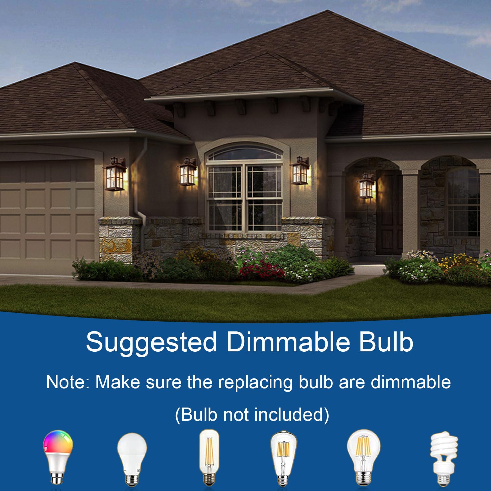 FLEDAVID dusk-to-dawn mode lantern showing auto-on convenience at twilight