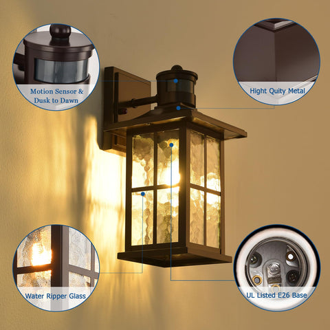 FLEDAVID weather-resistant exterior light enduring rain, snow, and heat