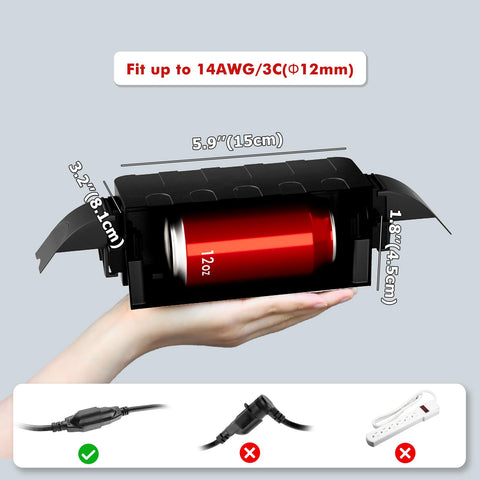 Flemoon easy to mount with dual wall mounting holes for quick setups.