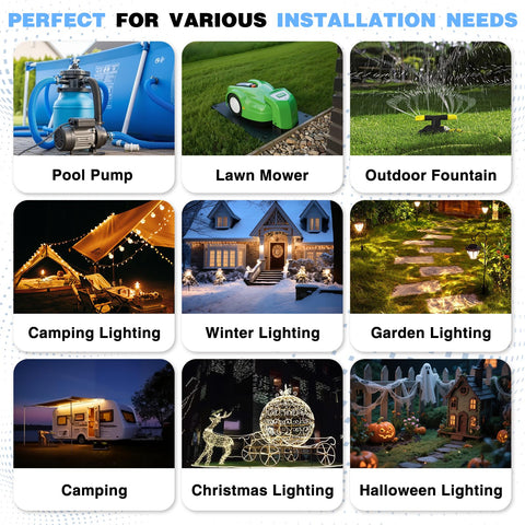 Flemoon versatile use for outdoor and indoor applications