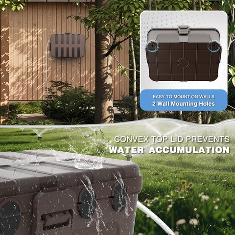 Flemoon wall mount holes for easy secure installation