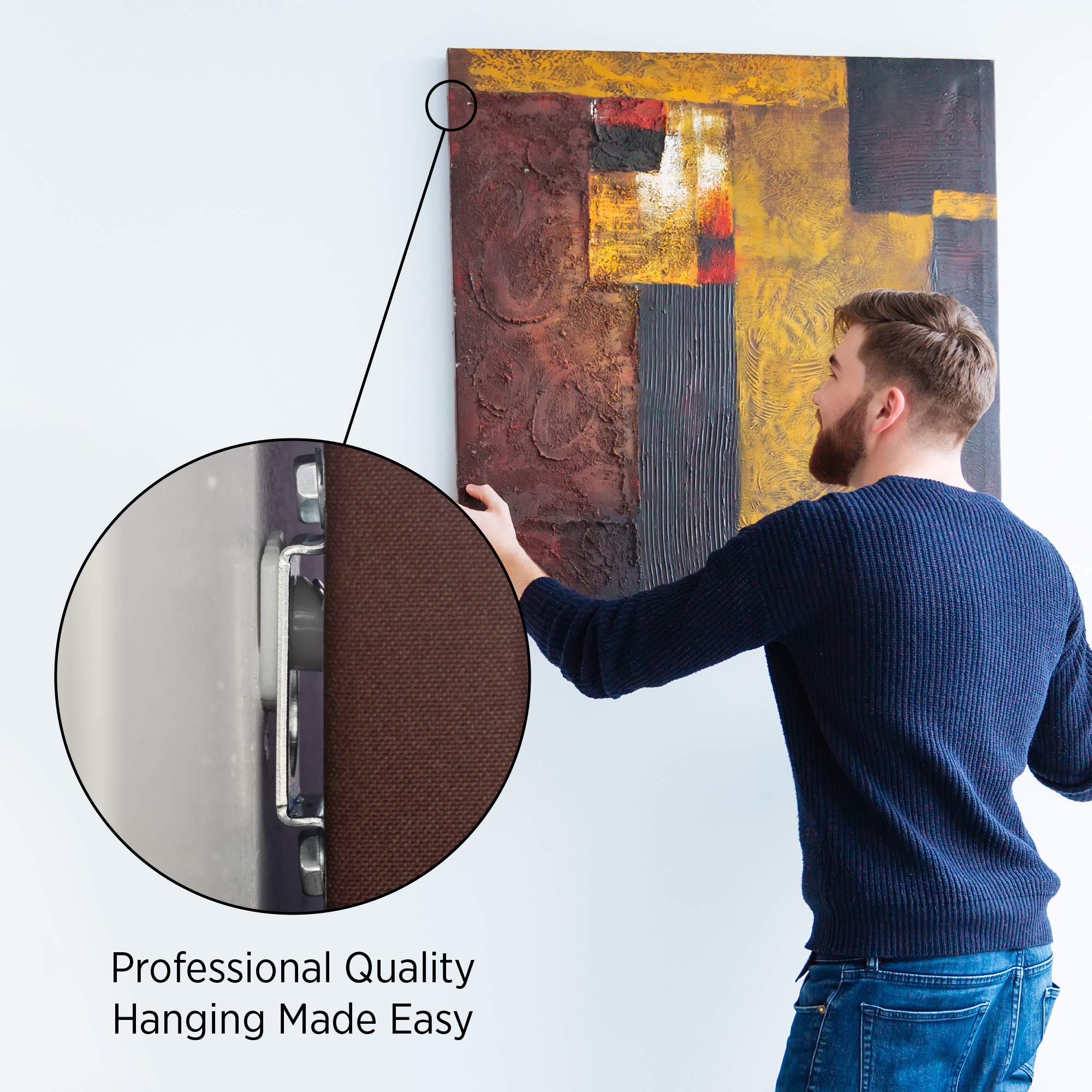 Fletcher Picture Perfect includes simple hardware for quick, tool-free installation