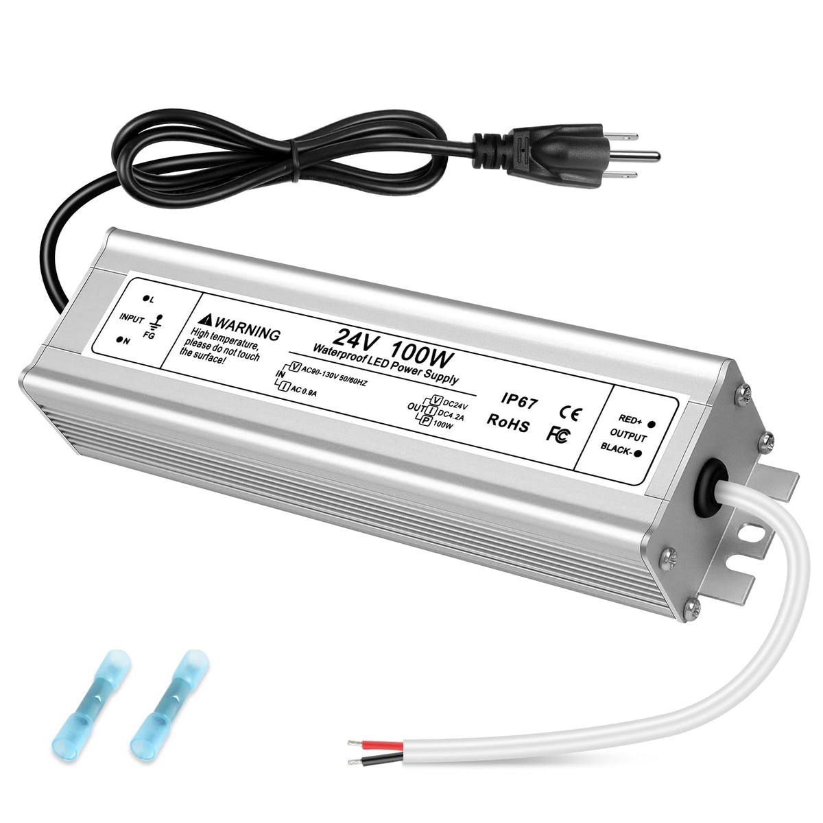 FLETERGIB 24V 100W power supply for outdoor LED lighting, reliable performance.