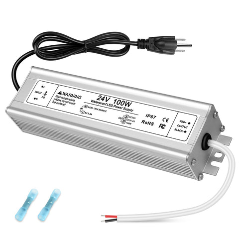 FLETERGIB 24V 100W power supply for outdoor LED lighting, reliable performance.