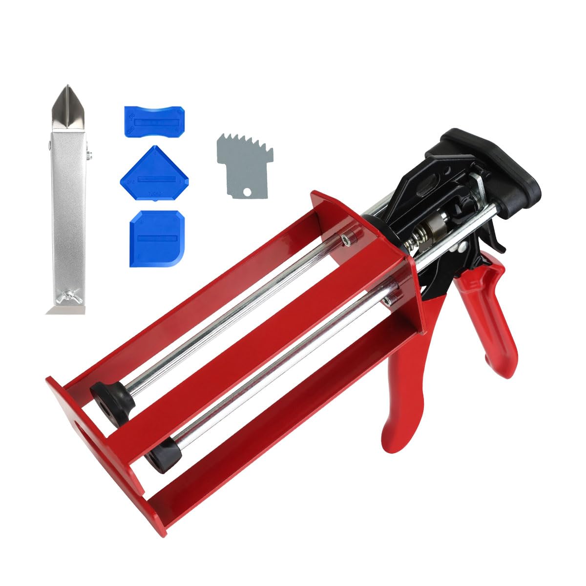 Fletrix epoxy gun assembly enables steady, accurate dispensing.