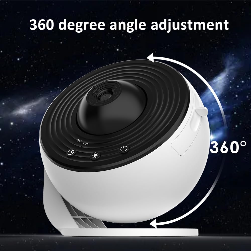 FLEVO Planetarium combination mode blends nebula and stars for ambience