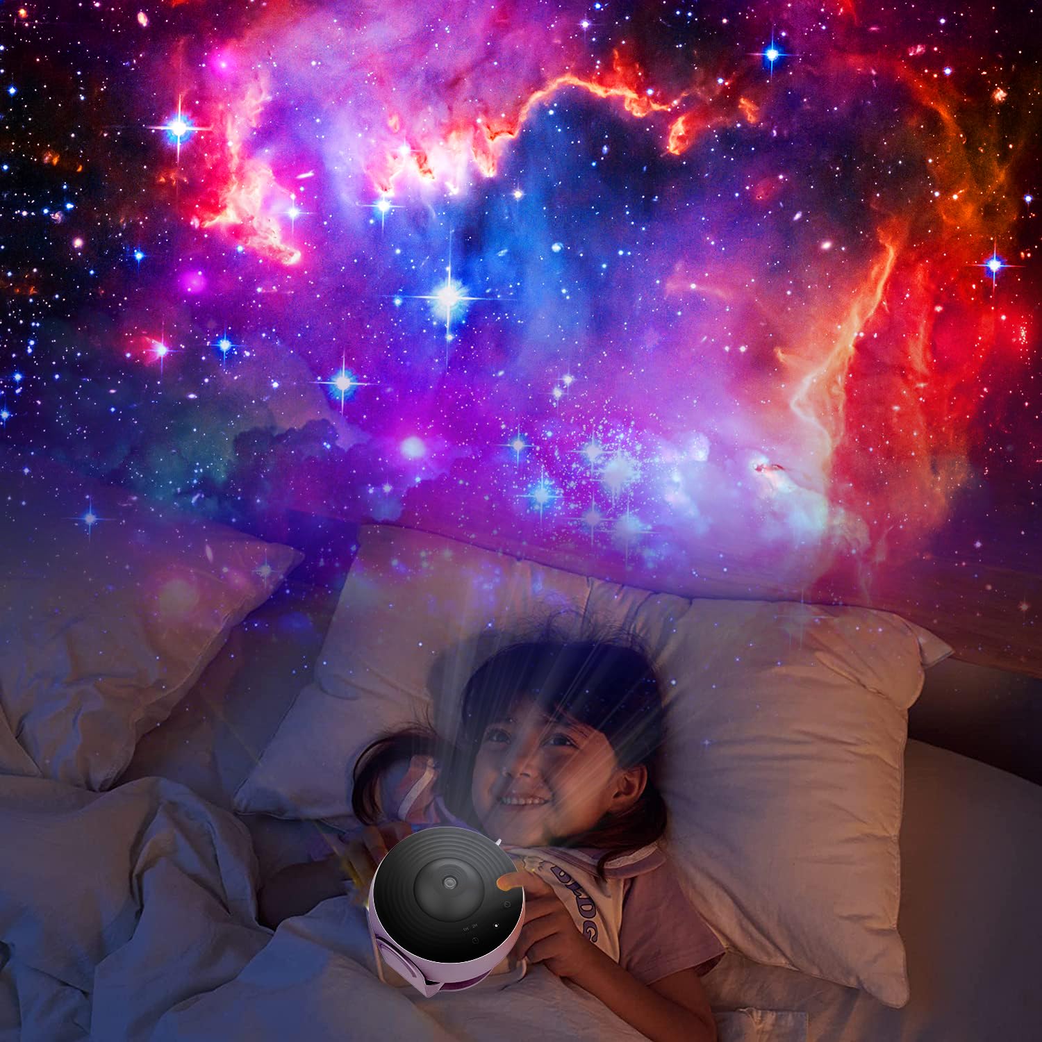 FLEVO Planetarium at home fills the ceiling with expansive skies