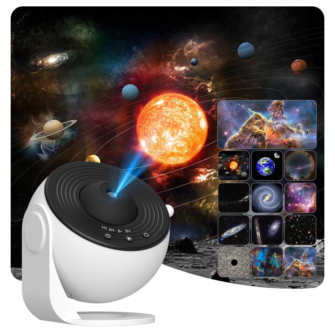 FLEVO Planetarium setup shows immersive ceiling projection in a room