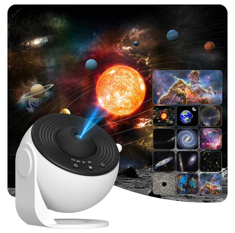 FLEVO Planetarium setup shows immersive ceiling projection in a room