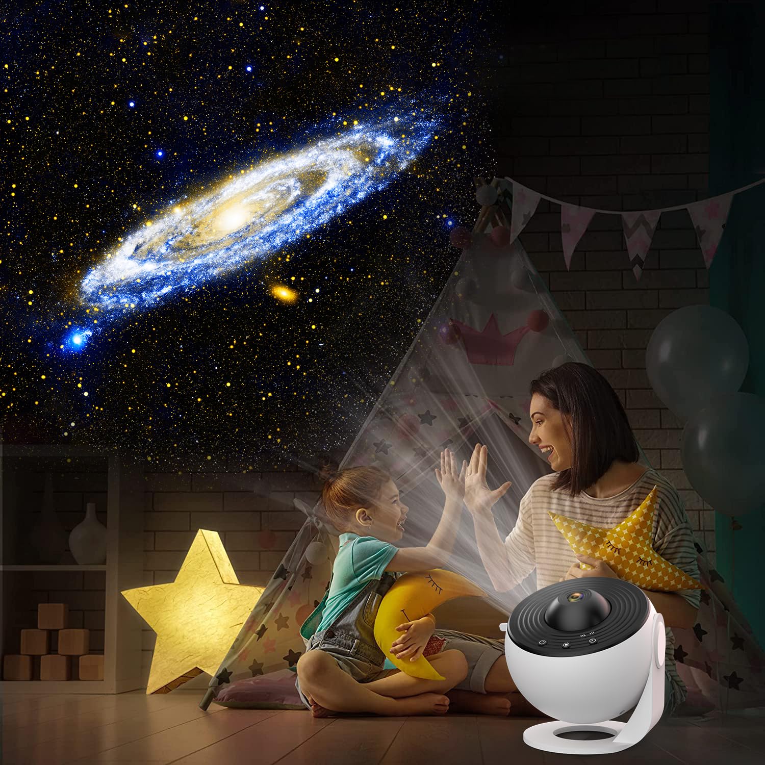 FLEVO Planetarium timer off feature helps regulate bedtime lighting