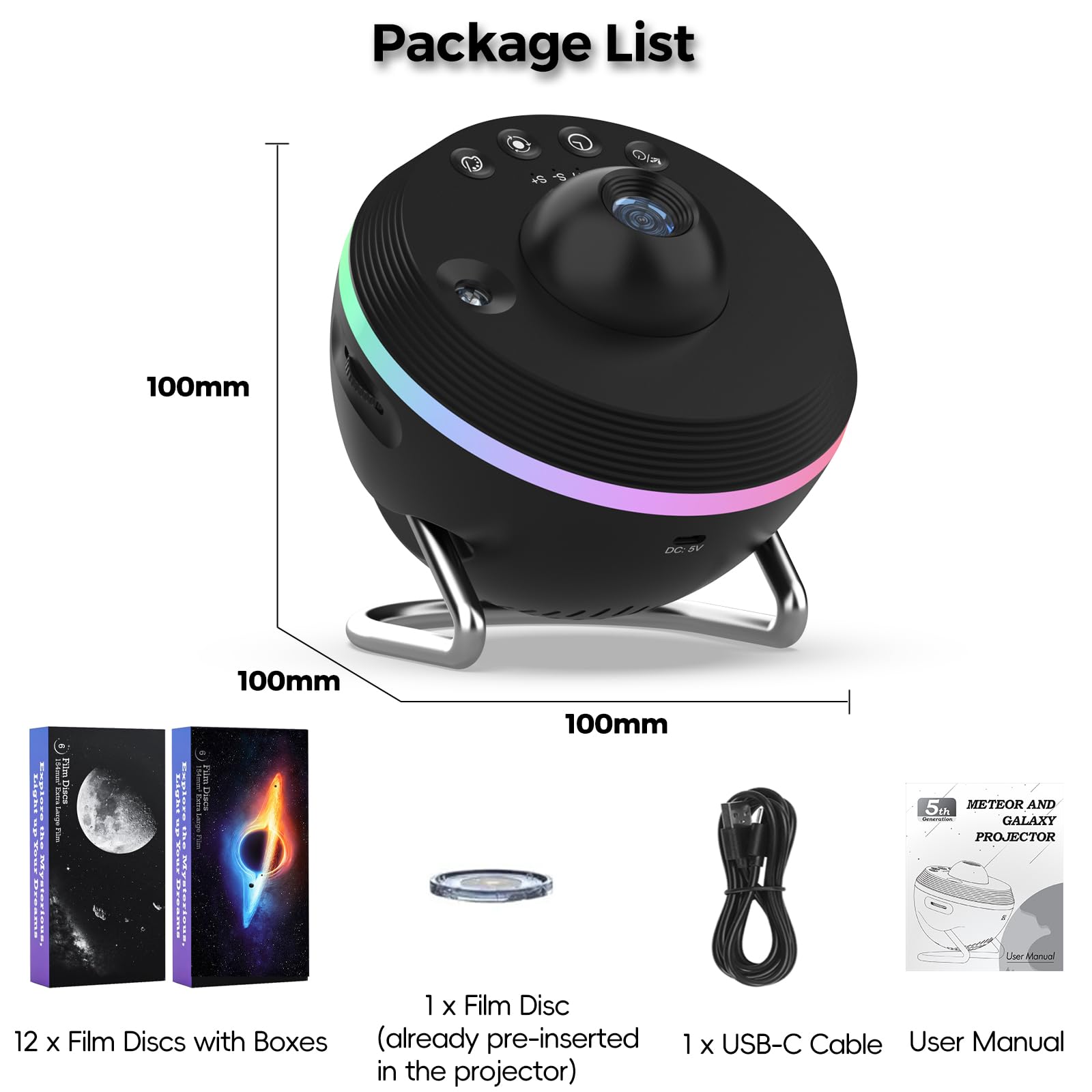 FLEWKEN Galaxy Projector gift-pack ready for gifting occasions.