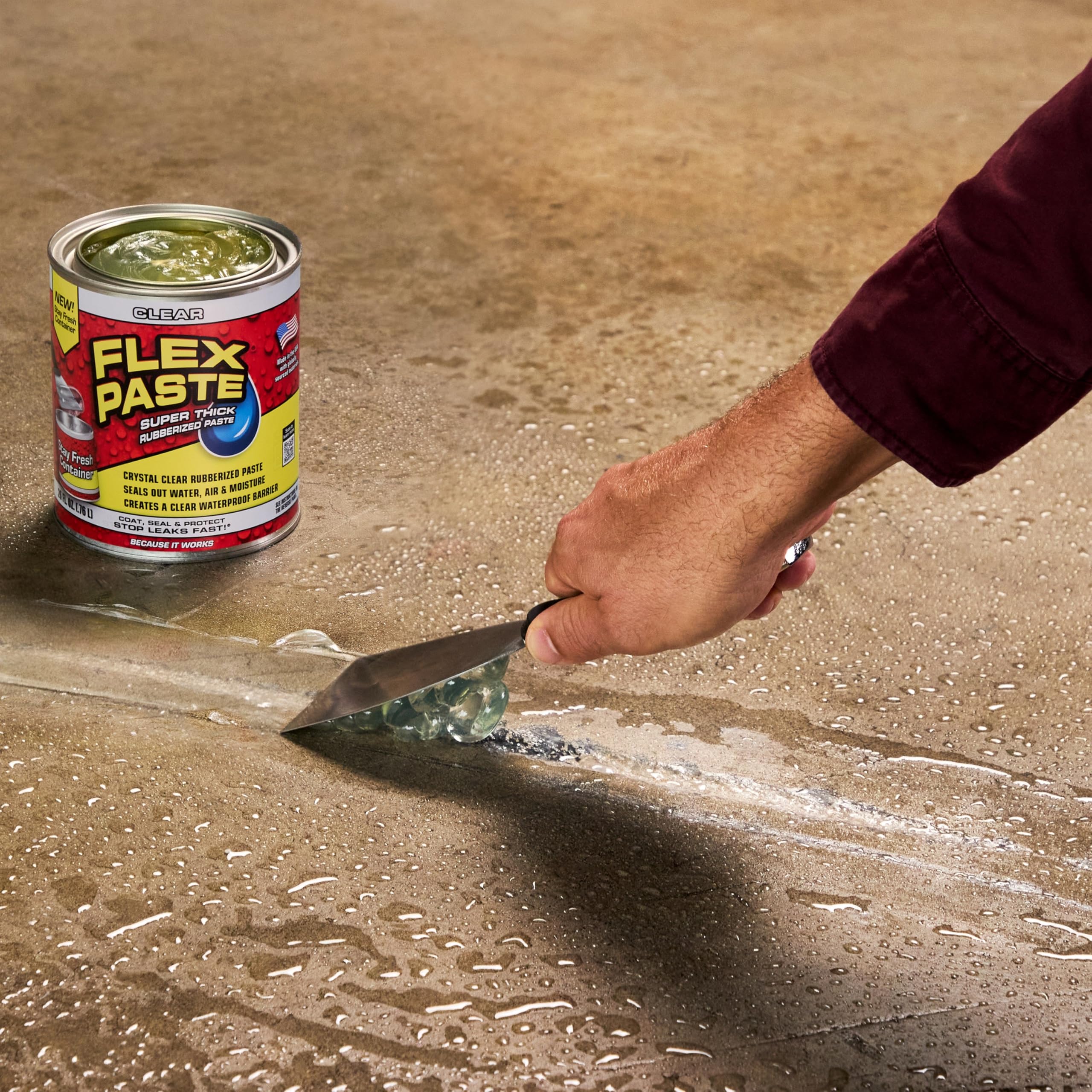 Flex Paste paintable finish cures ready for any color.