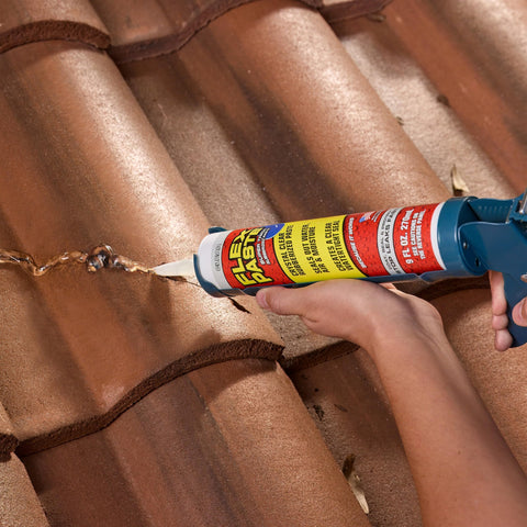 Flex Paste on drywall delivers UV resistance and corrosion protection.