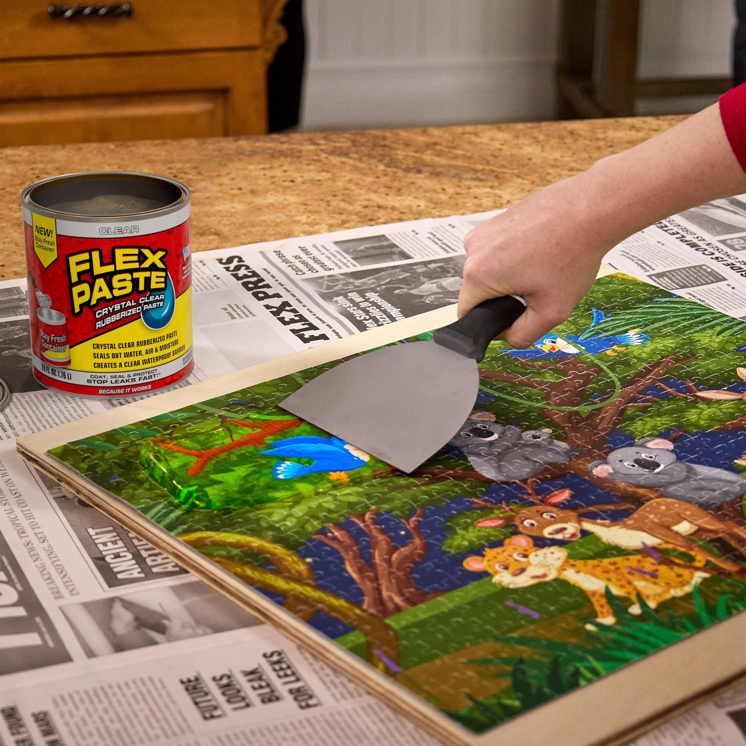 Flex Paste UV resistant outdoor seal for exterior walls and roofs.