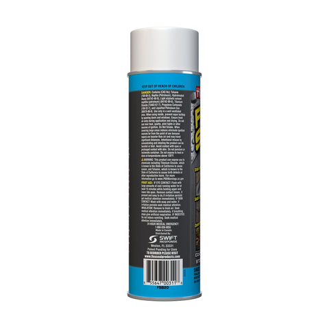 Flex Seal Brite spray application seals cracks on damp or dry surfaces.