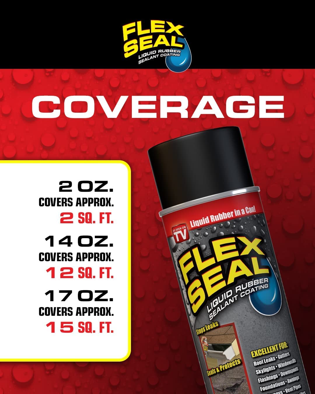 Flex Seal Brite wood protection coats wood with flexible waterproof layer.