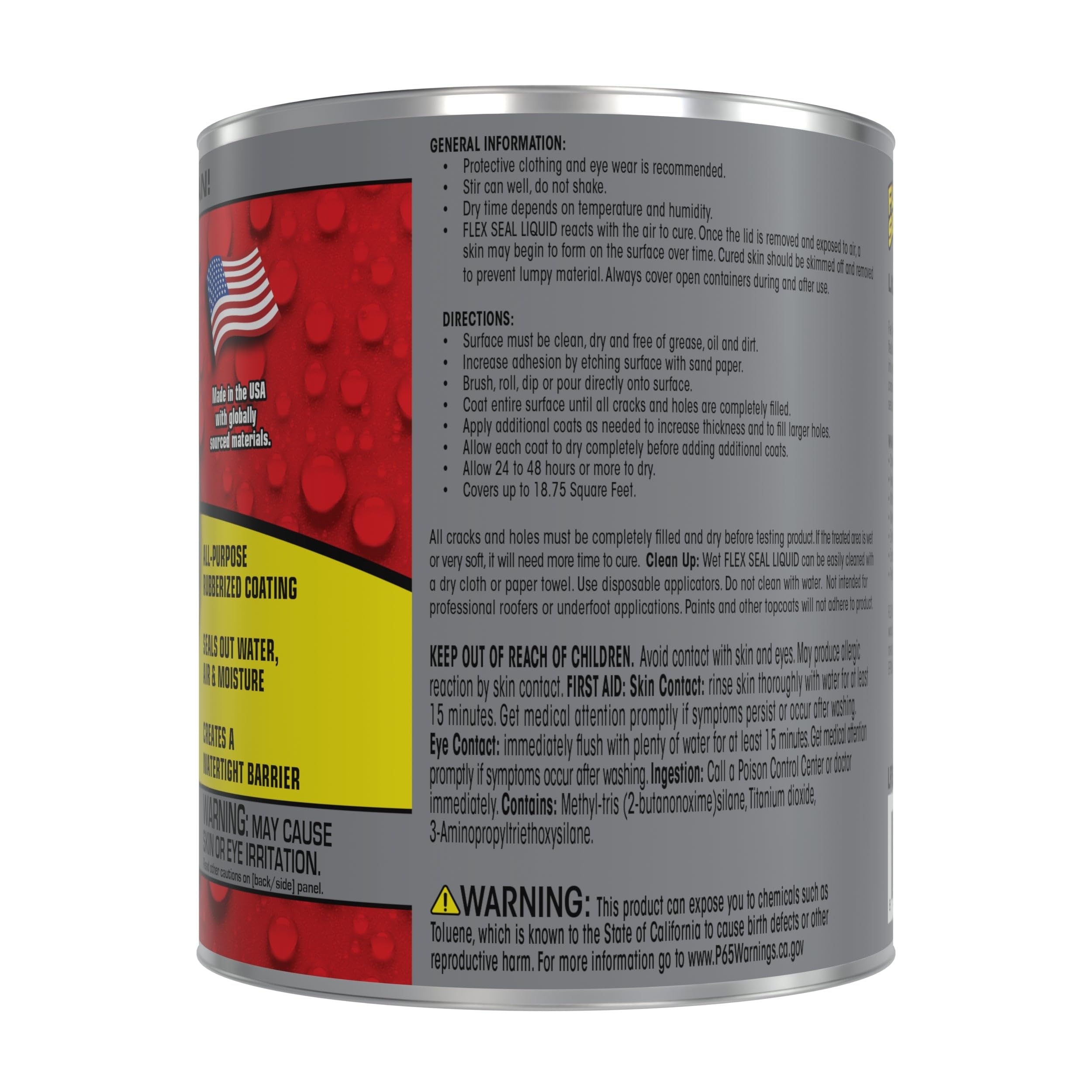Flex Seal Liquid brush application shows precise coating for sealing gutters and seams.