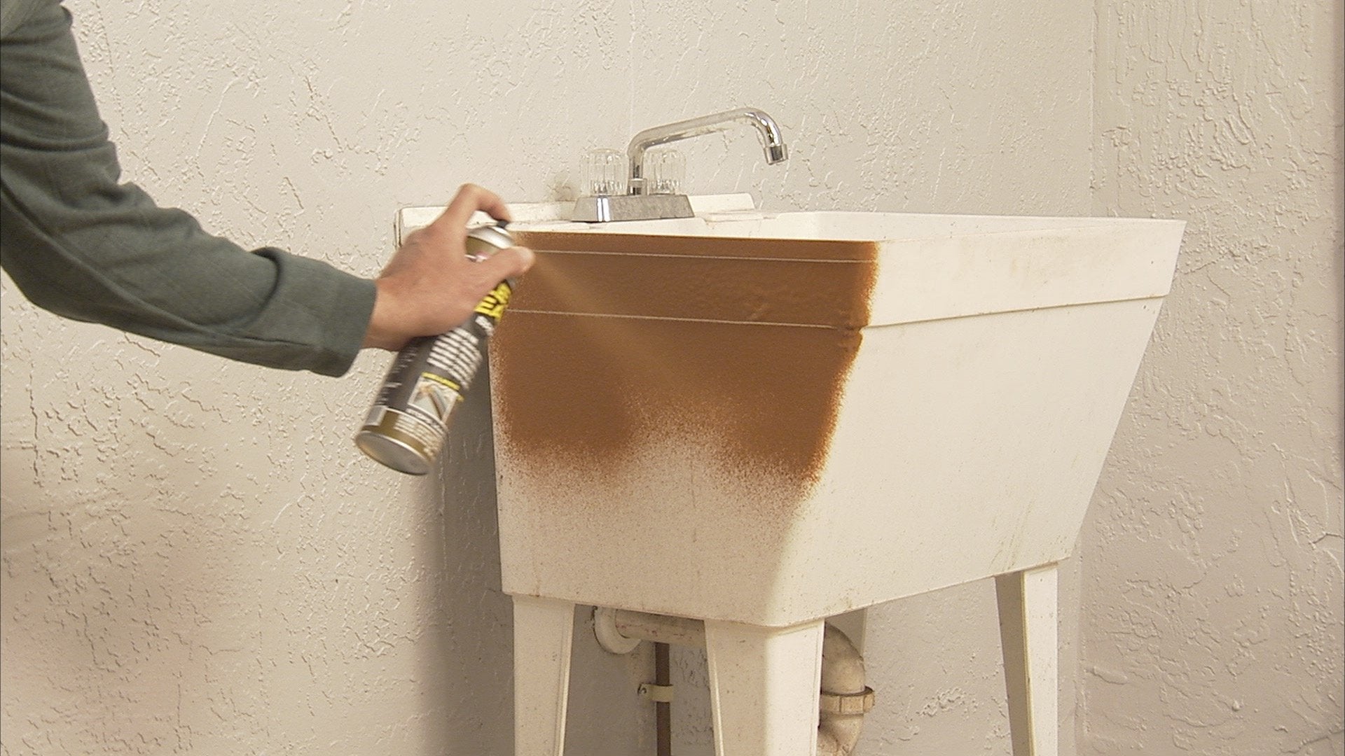 Flex Seal protected gutter seams to prevent water intrusion