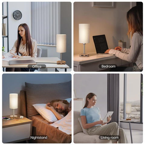 FlexTurtle desk and bedside lamp blends functionality with tidy aesthetics.