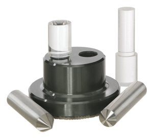 Flexbar Optical Center Punch showing precise drill alignment with spotting lenses for accurate results