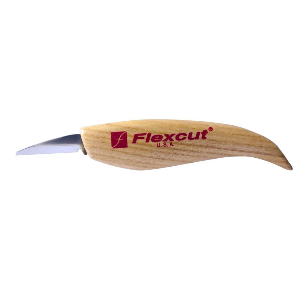 FLEXCUT KN13 detail knife blade for ultra-narrow cuts and fine detailing.