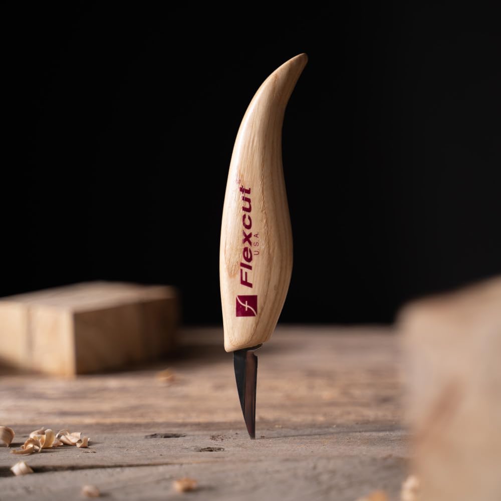 FLEXCUT KN13 factory-sharpened and ready-to-use blade.