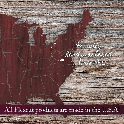 Flexcut made in USA, Erie PA, signaling quality craftsmanship