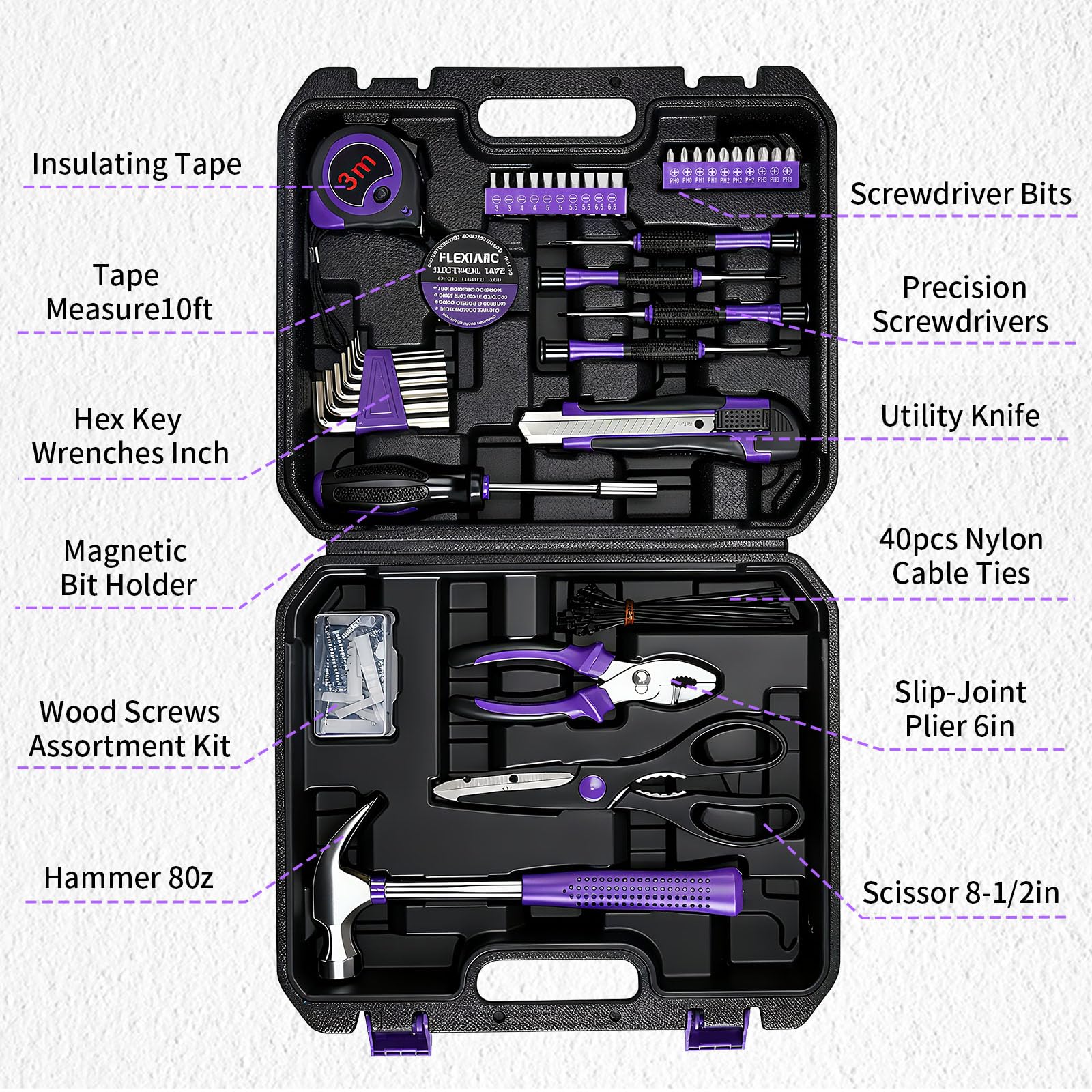 FlexiArc claw hammer and pliers ready for everyday home fixes with solid grip