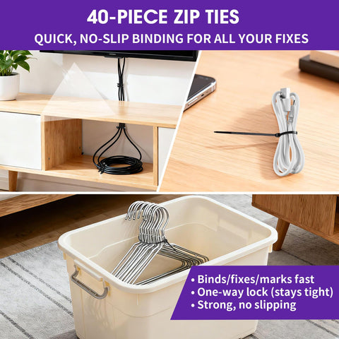 FlexiArc hex keys and wall anchors support sturdy mounting projects