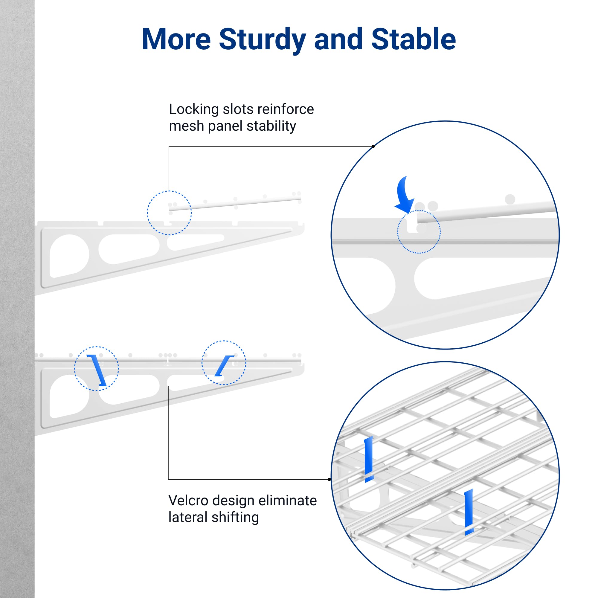 Assembly kit image indicates quick, one-person setup with templates