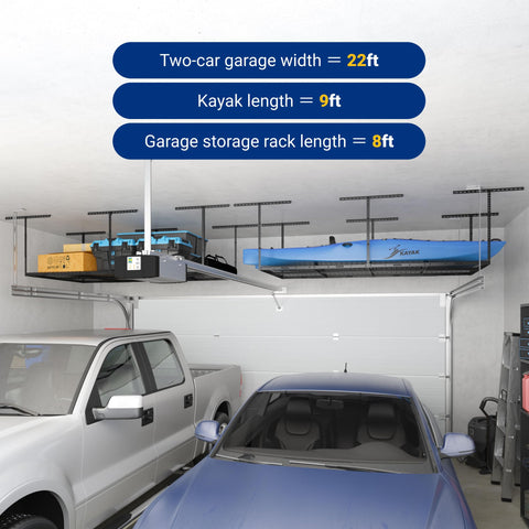 Fleximounts adjustable-height rack from 22 to 40 inches for flexible use