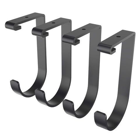 FLEXIMOUNTS flat hook on a garage rack for sturdy storage.