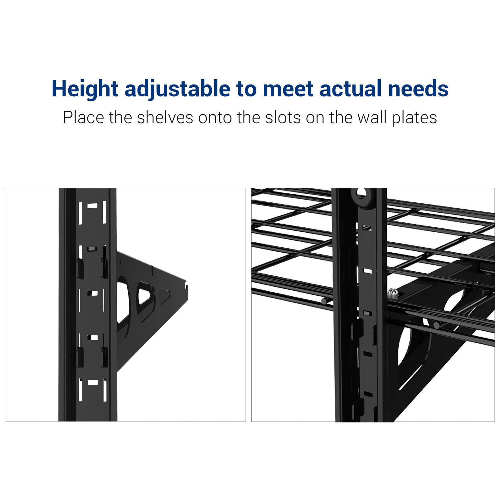 Fleximounts adjustable 3-tier spacing adapts to varied tool sizes.