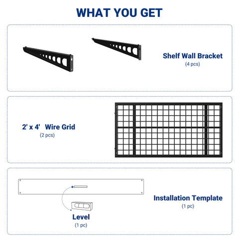 FLEXIMOUNTS compatible with wood studs and concrete walls for versatile mounting.