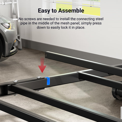 Fleximounts rack offers up to 105 cu ft of storage