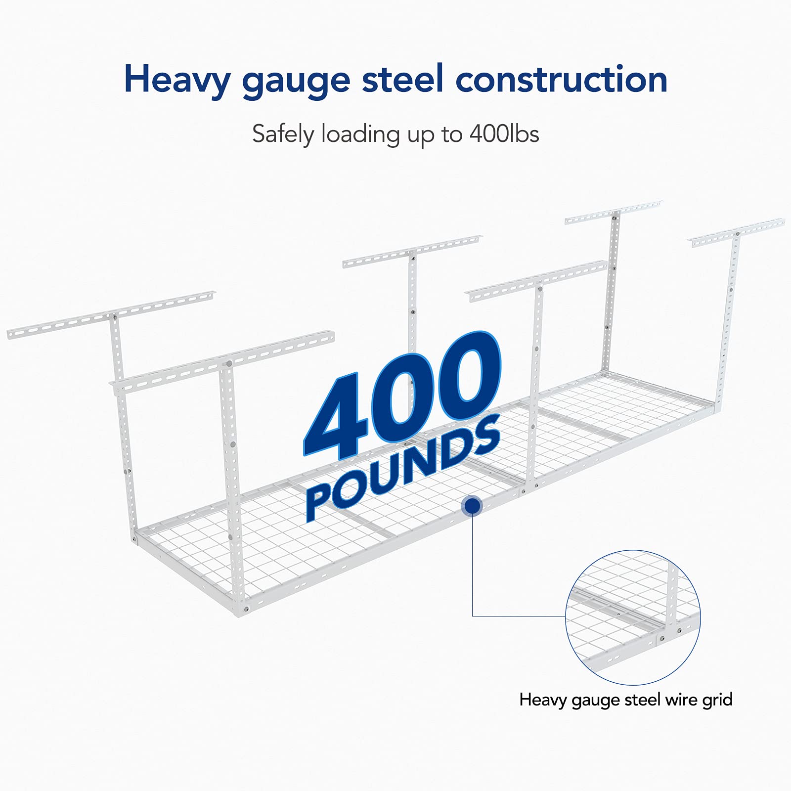 FLEXIMOUNTS sturdy ceiling brackets provide secure setup for heavy items