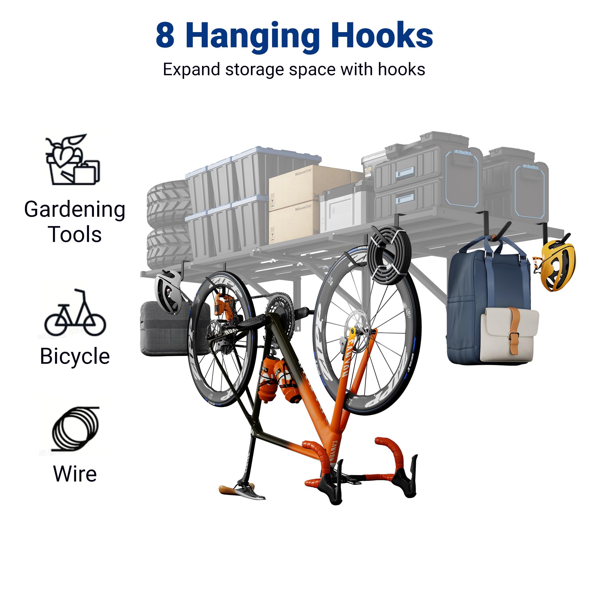 FLEXIMOUNTS tool-free spring-pin setup enables quick installation